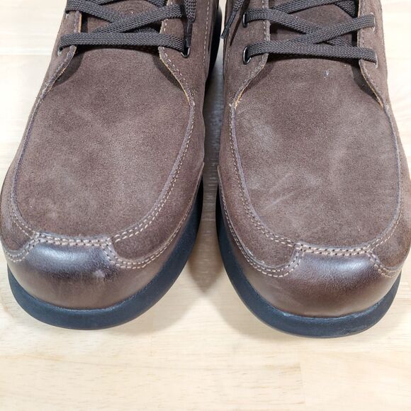Drew Murphy Ankle Boots Men\'s Sz 13 Brown Suede Leather Casual Therapeutic Shoes main image 9